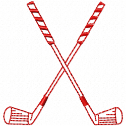 Golf Embroidery Design 11 Golf Embroidery Design 11